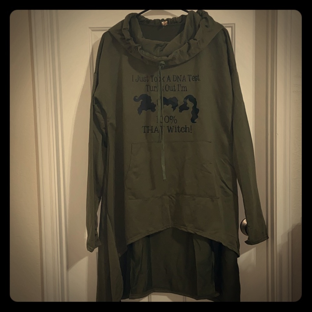 💯 That Witch High-Low sweater